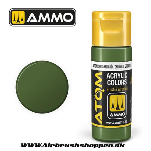 ATOM-20075 Hellgrün / Chromate Green  -  20ml  Atom color